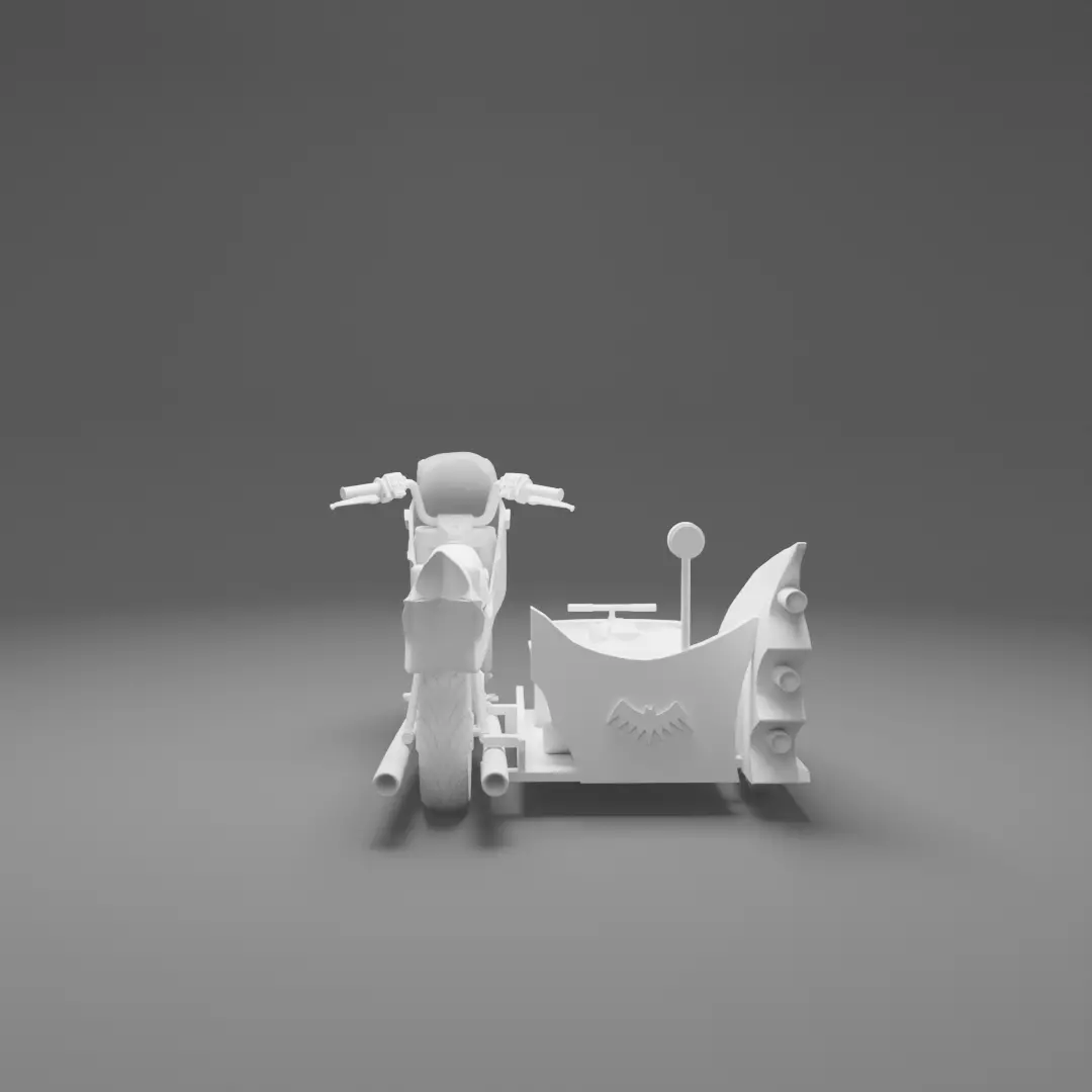 Batcycle 3D print model_3