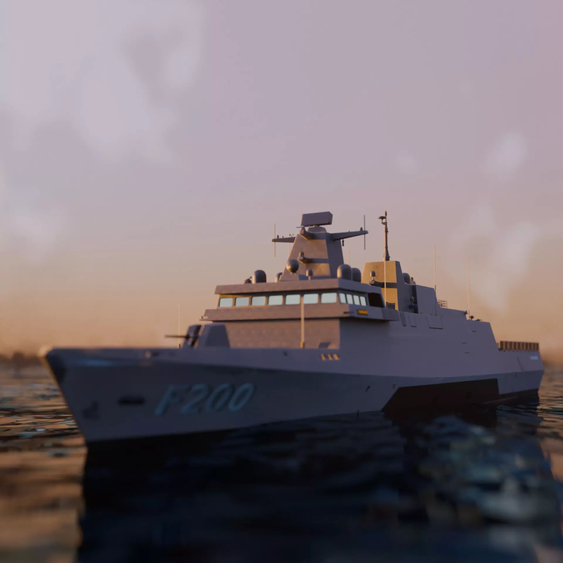 Tamandare Frigate - Resin printing 3D print model_6