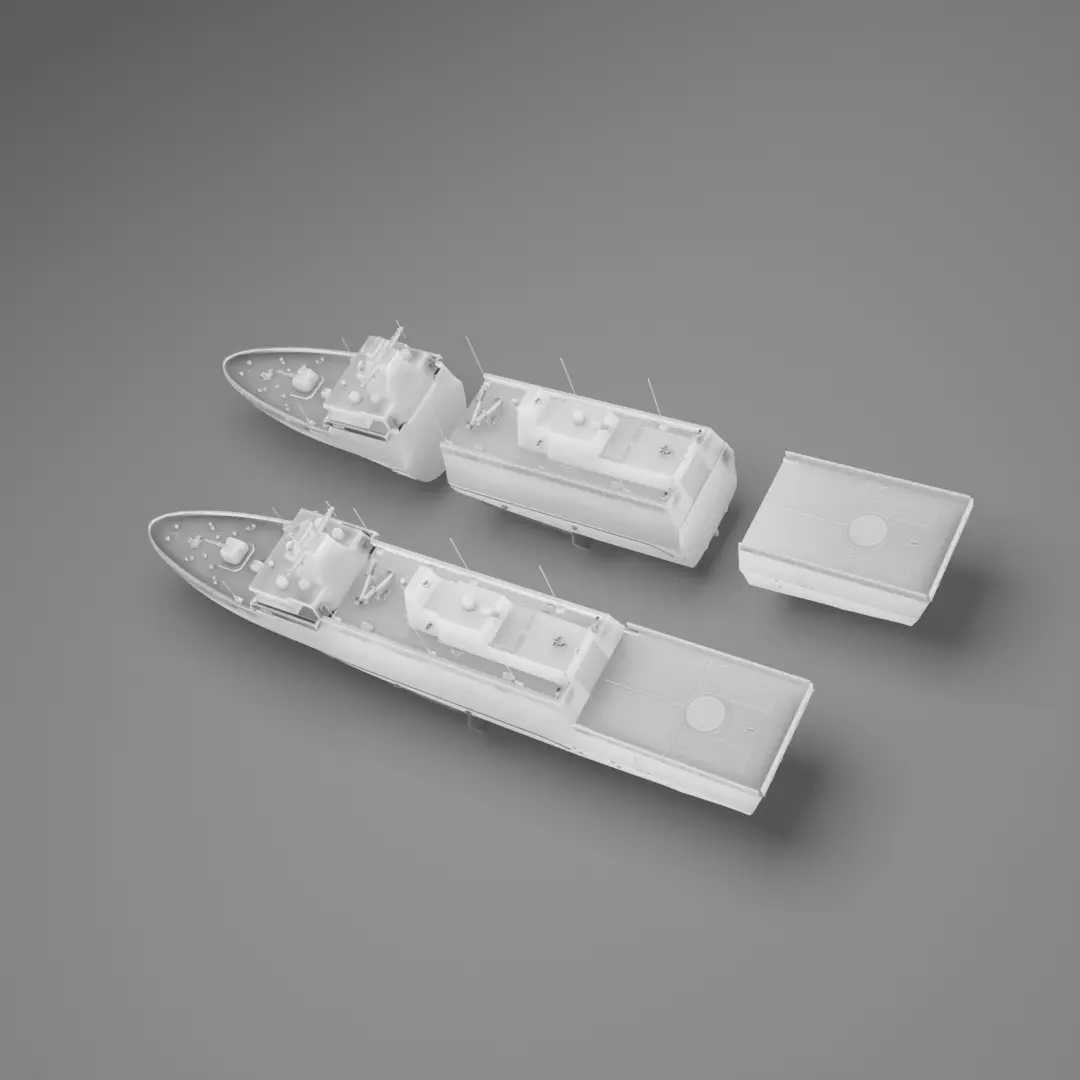 Tamandare Frigate - Resin printing 3D print model_3
