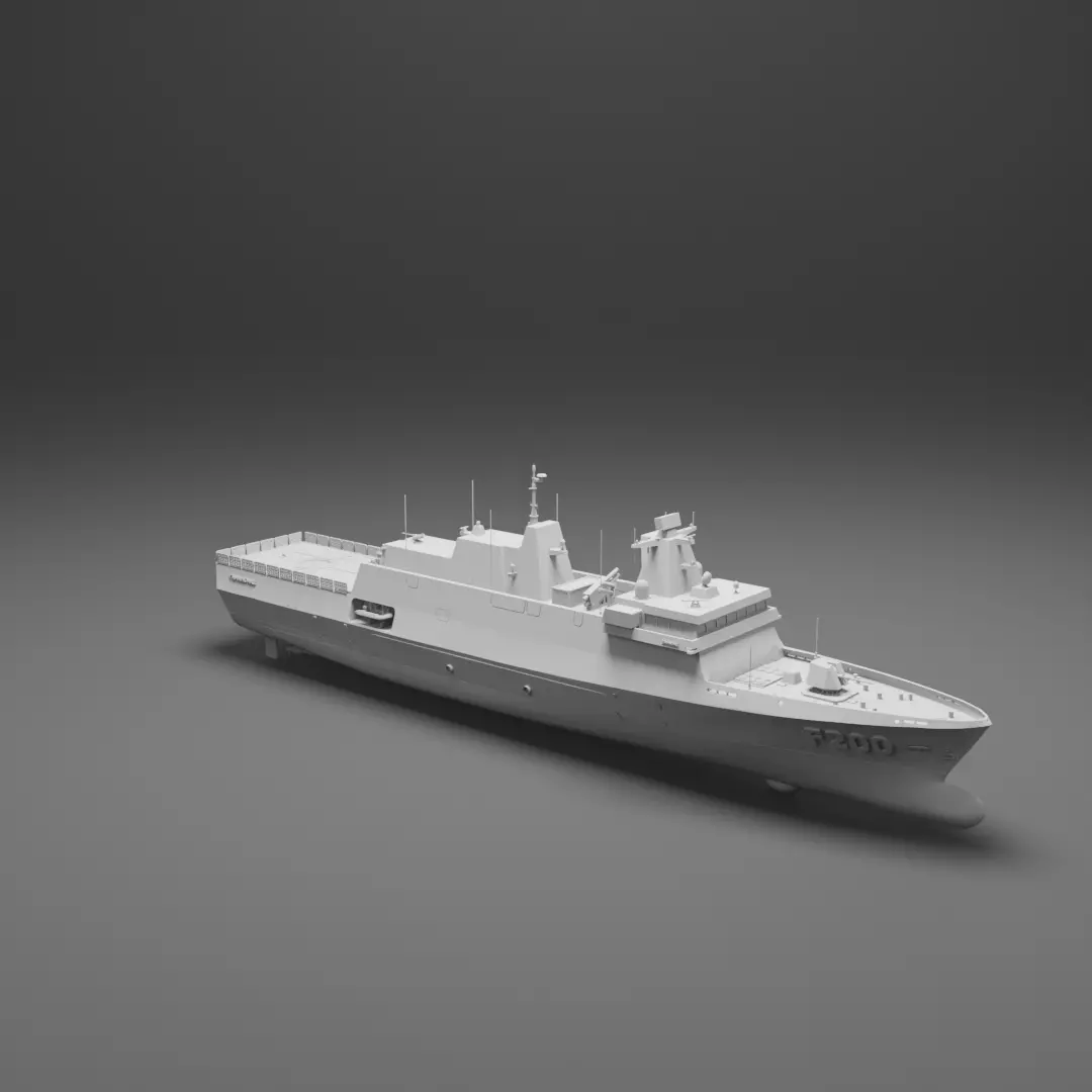 Tamandare Frigate - Resin printing 3D print model_0
