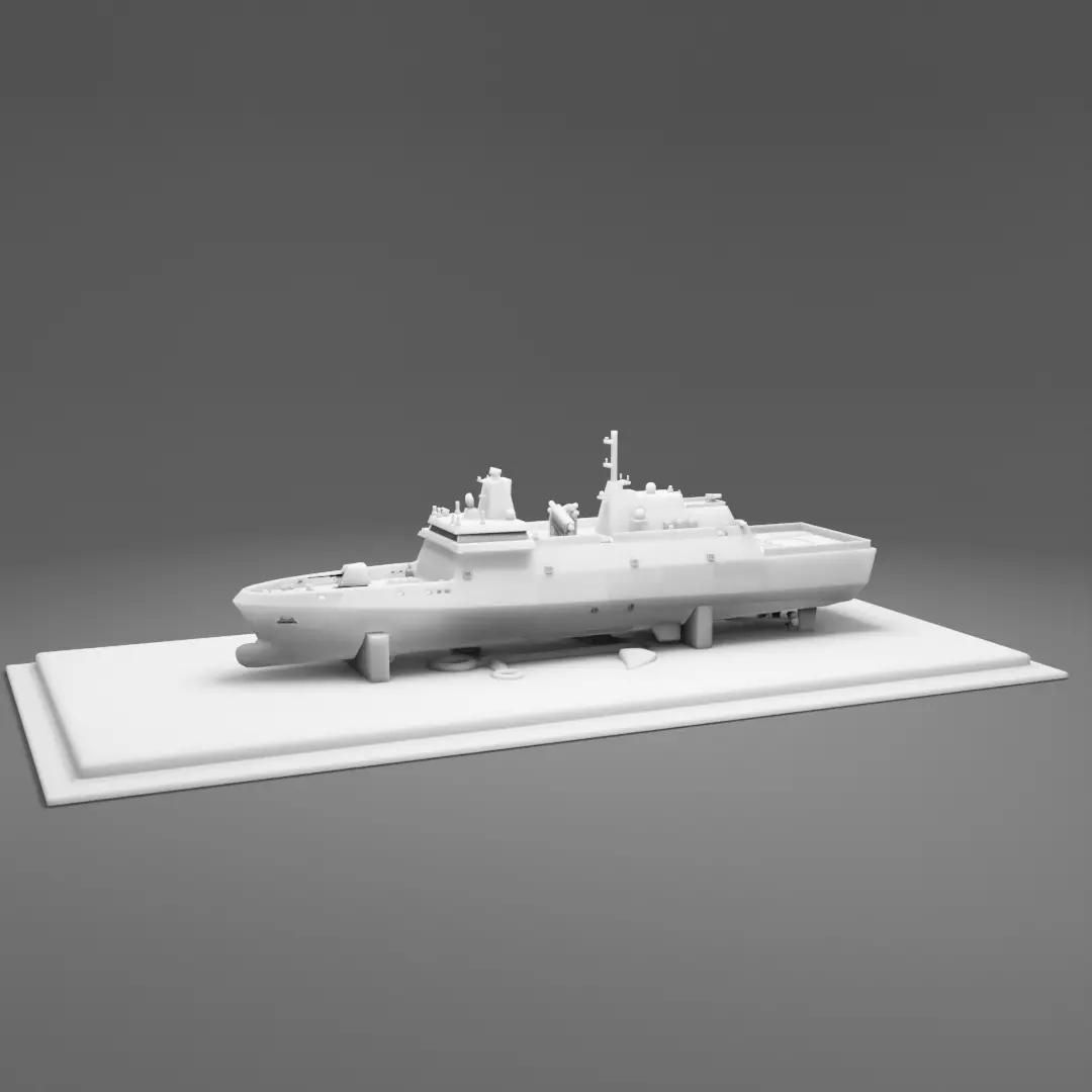 Tamandare Frigate - FDM printing 3D print model_1