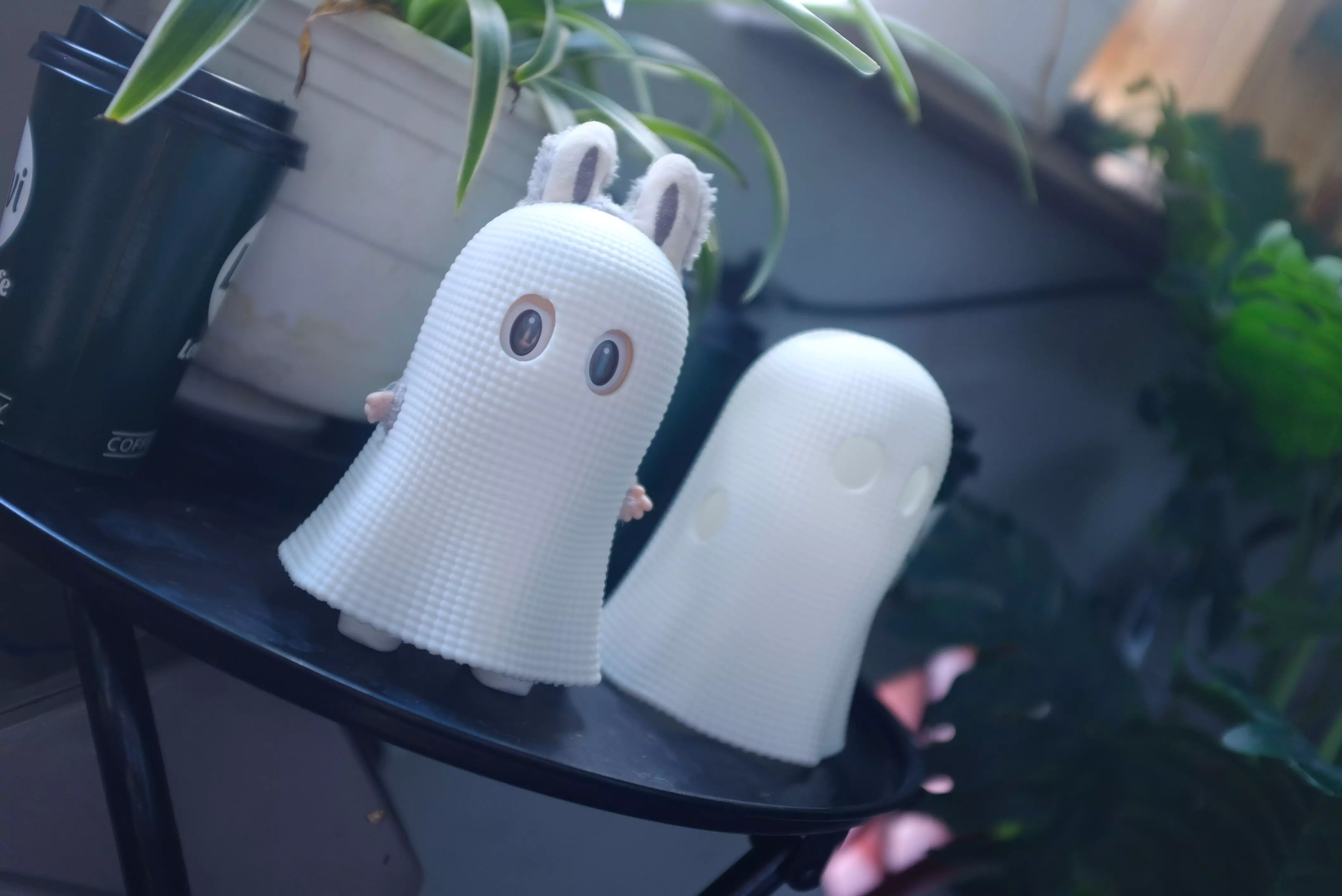 Labubu Accessories - Ghost Patterned costume for Halloween 3D print model_2