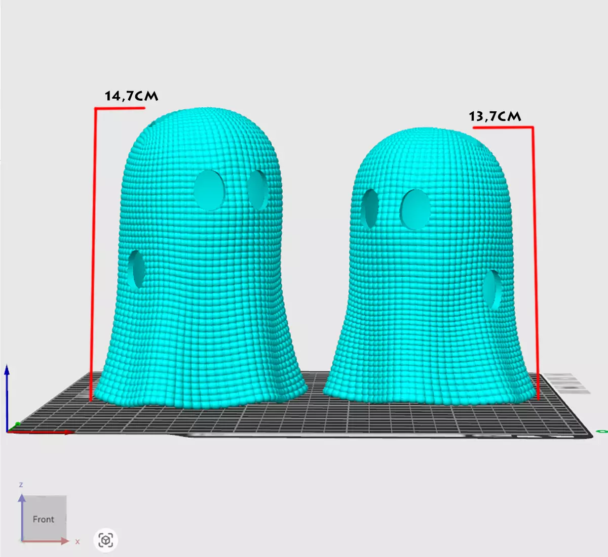 Labubu Accessories - Ghost Patterned costume for Halloween 3D print model_9