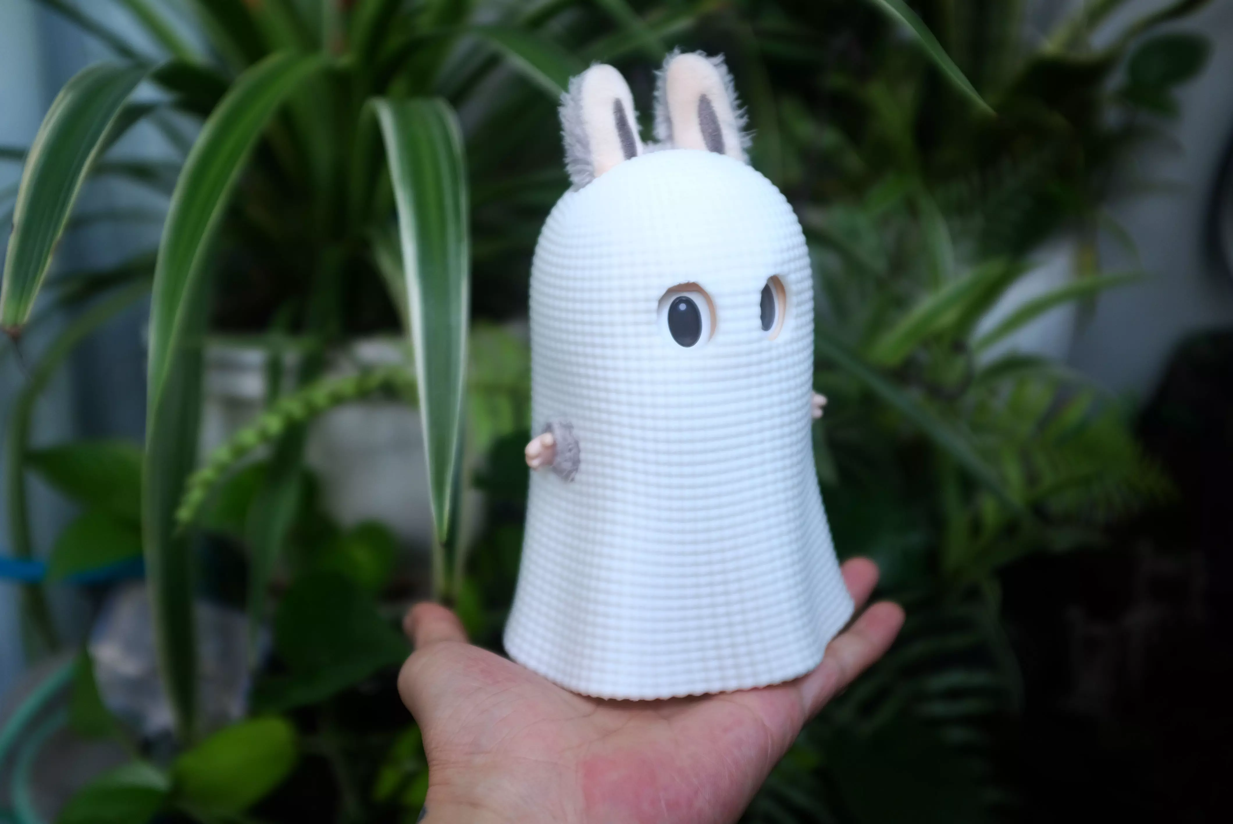 Labubu Accessories - Ghost Patterned costume for Halloween 3D print model_8