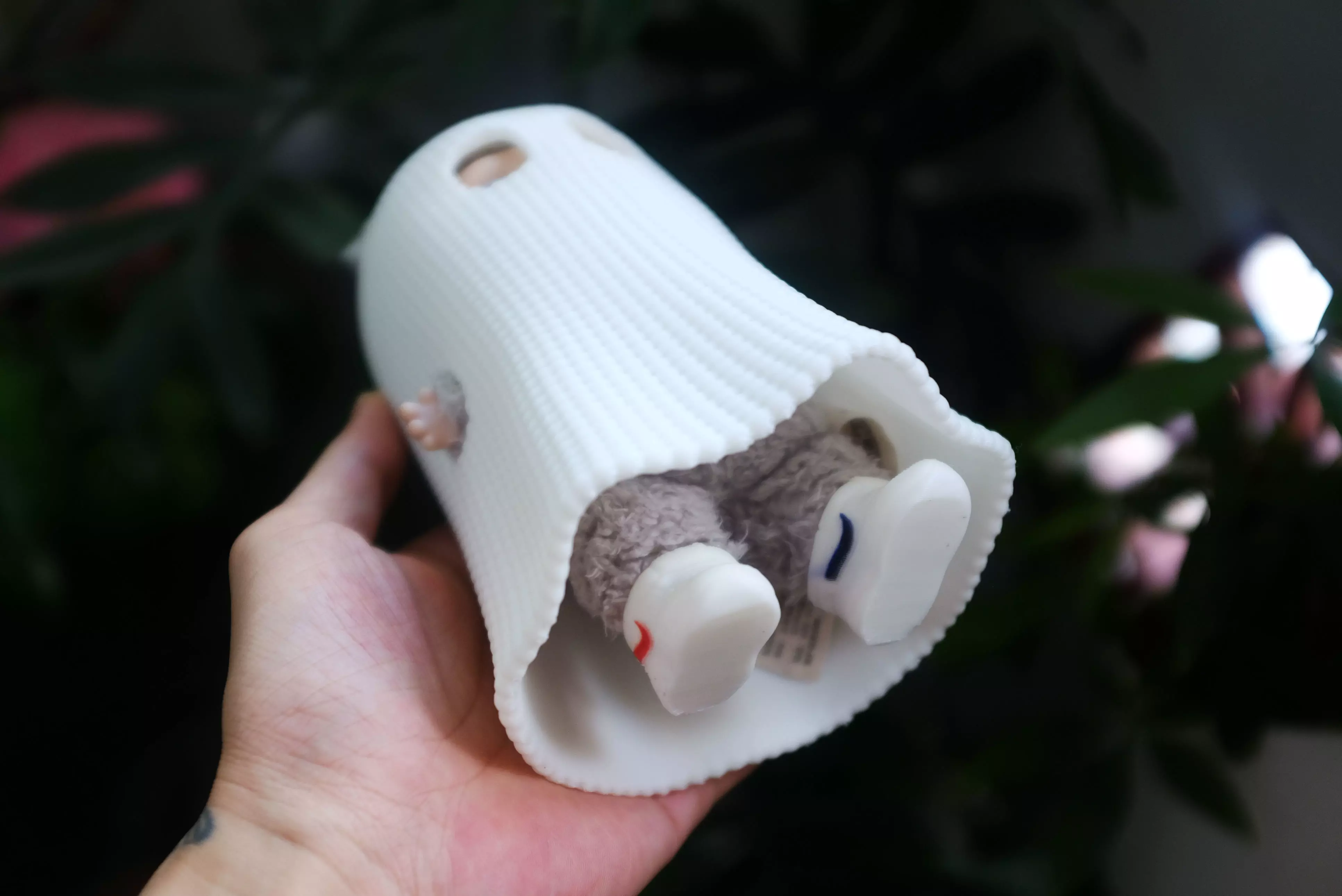 Labubu Accessories - Ghost Patterned costume for Halloween 3D print model_4