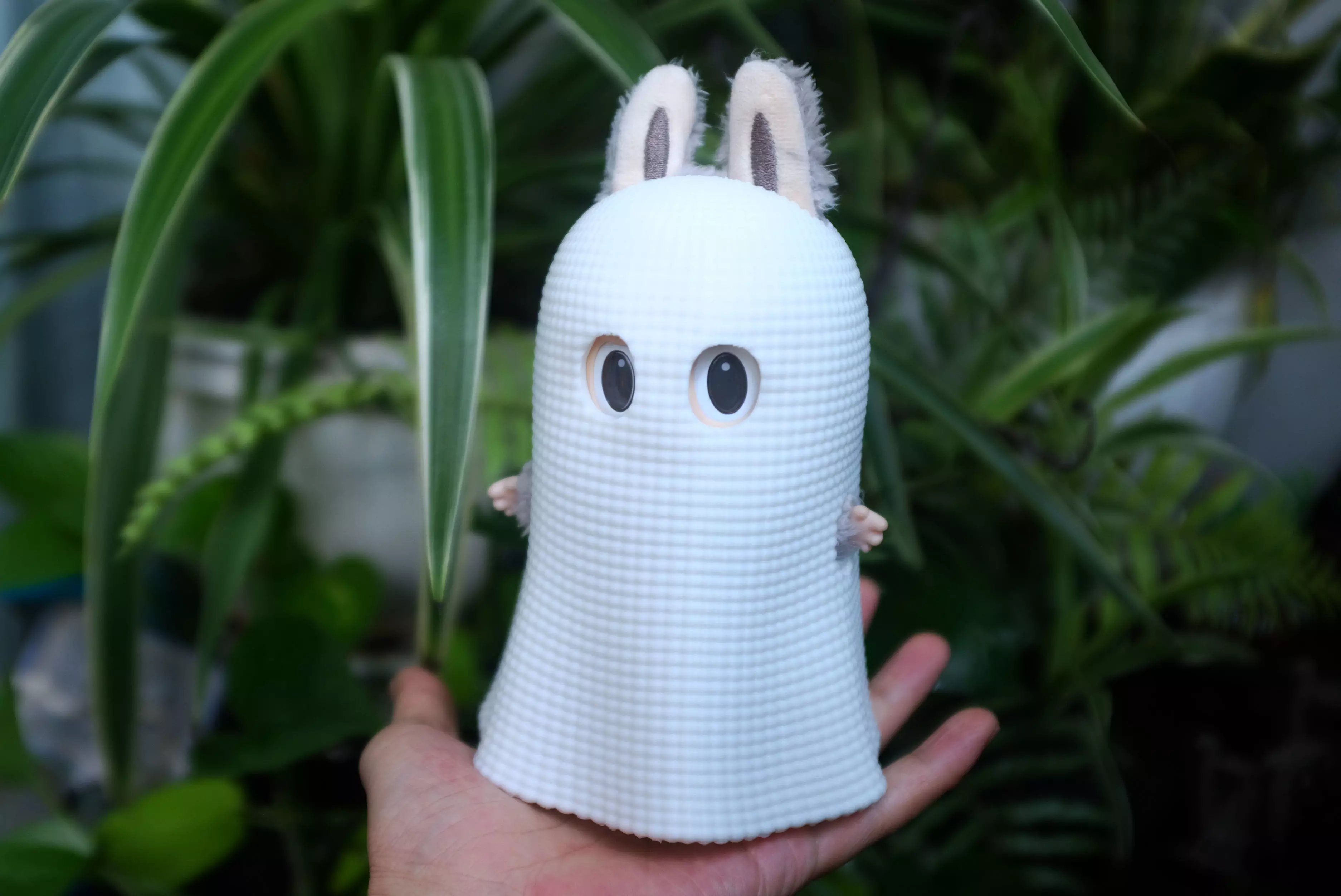 Labubu Accessories - Ghost Patterned costume for Halloween 3D print model_11