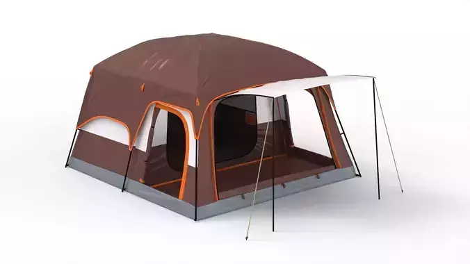 Family Camping Tent 3D model