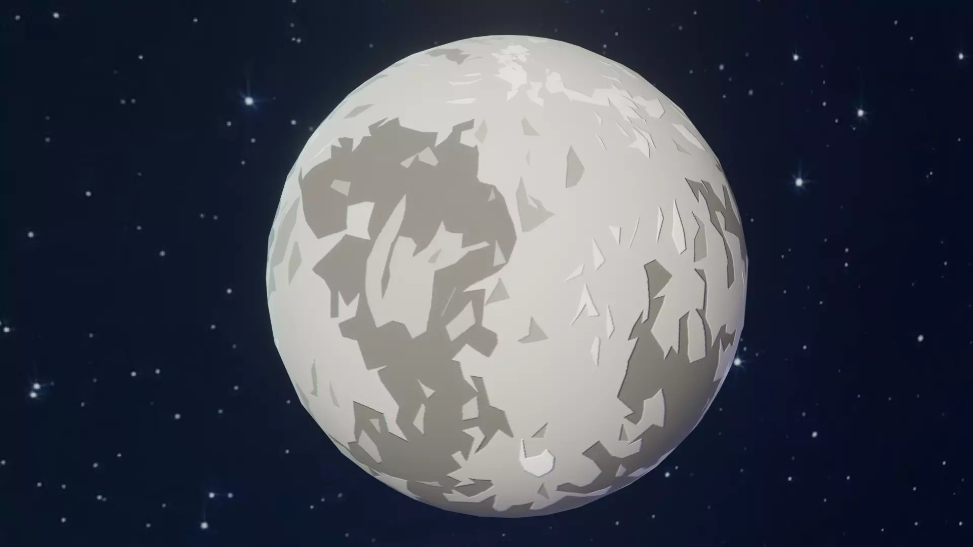 Stylized Solar System 3D Model With 25 Sci Fi Music Tracks Low-poly 3D model_7