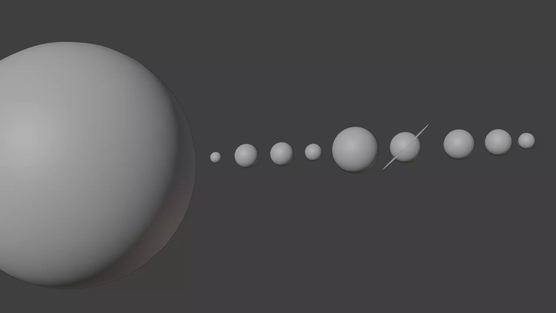 Stylized Solar System 3D Model With 25 Sci Fi Music Tracks Low-poly 3D model_17