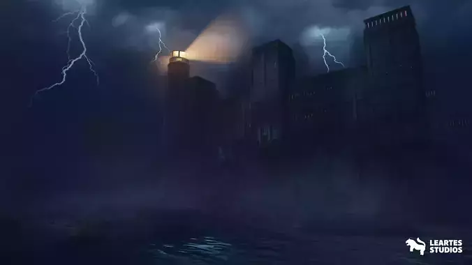 Haunted Prison Environment