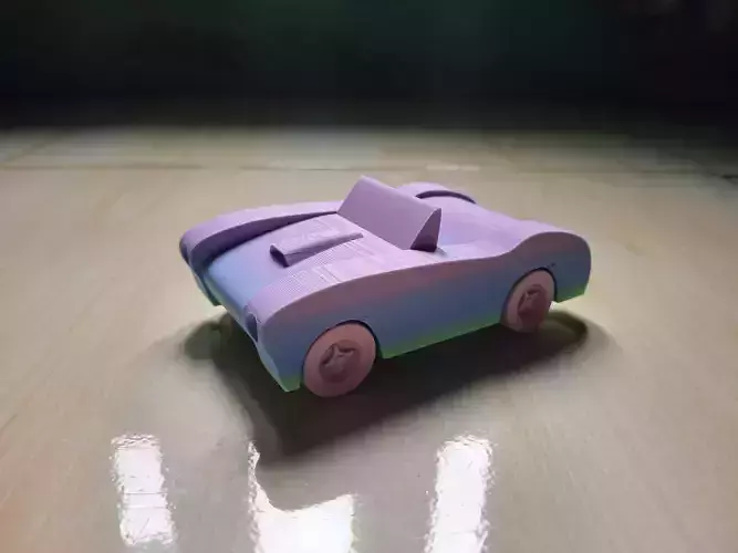 Old Vintage Car 3D Print Model