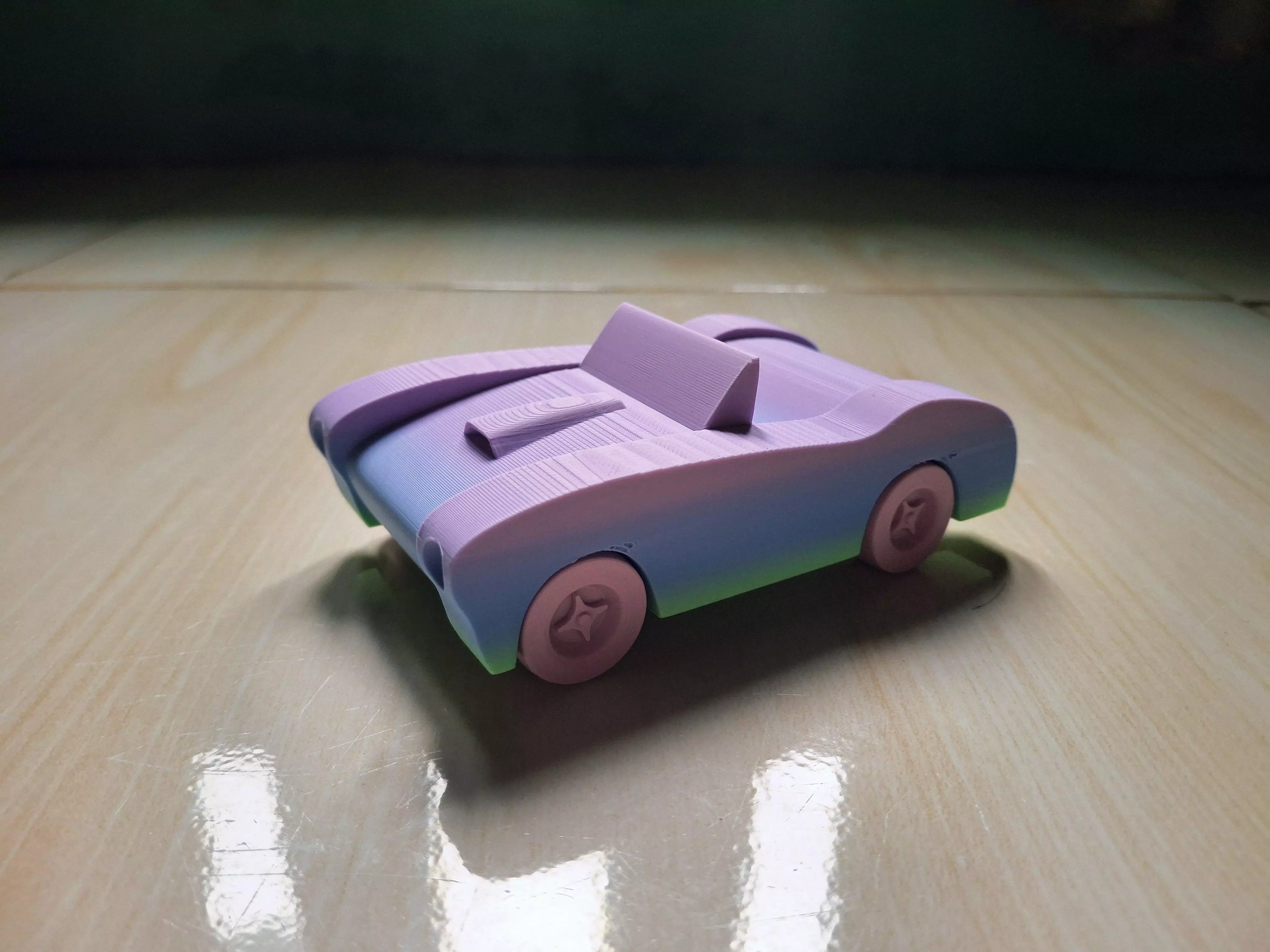 Old Vintage Car 3D Print Model 3D print model_0