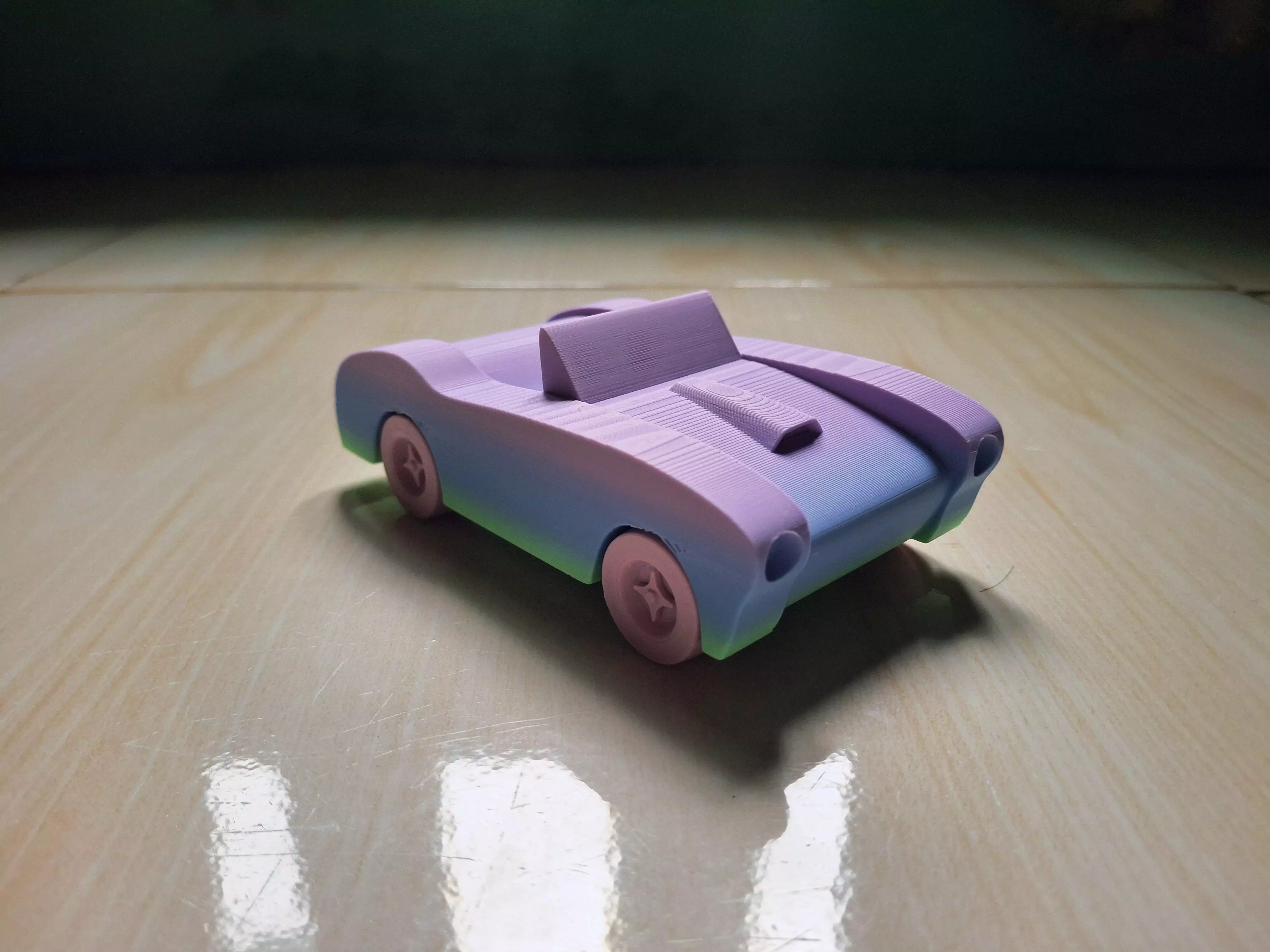 Old Vintage Car 3D Print Model 3D print model_2
