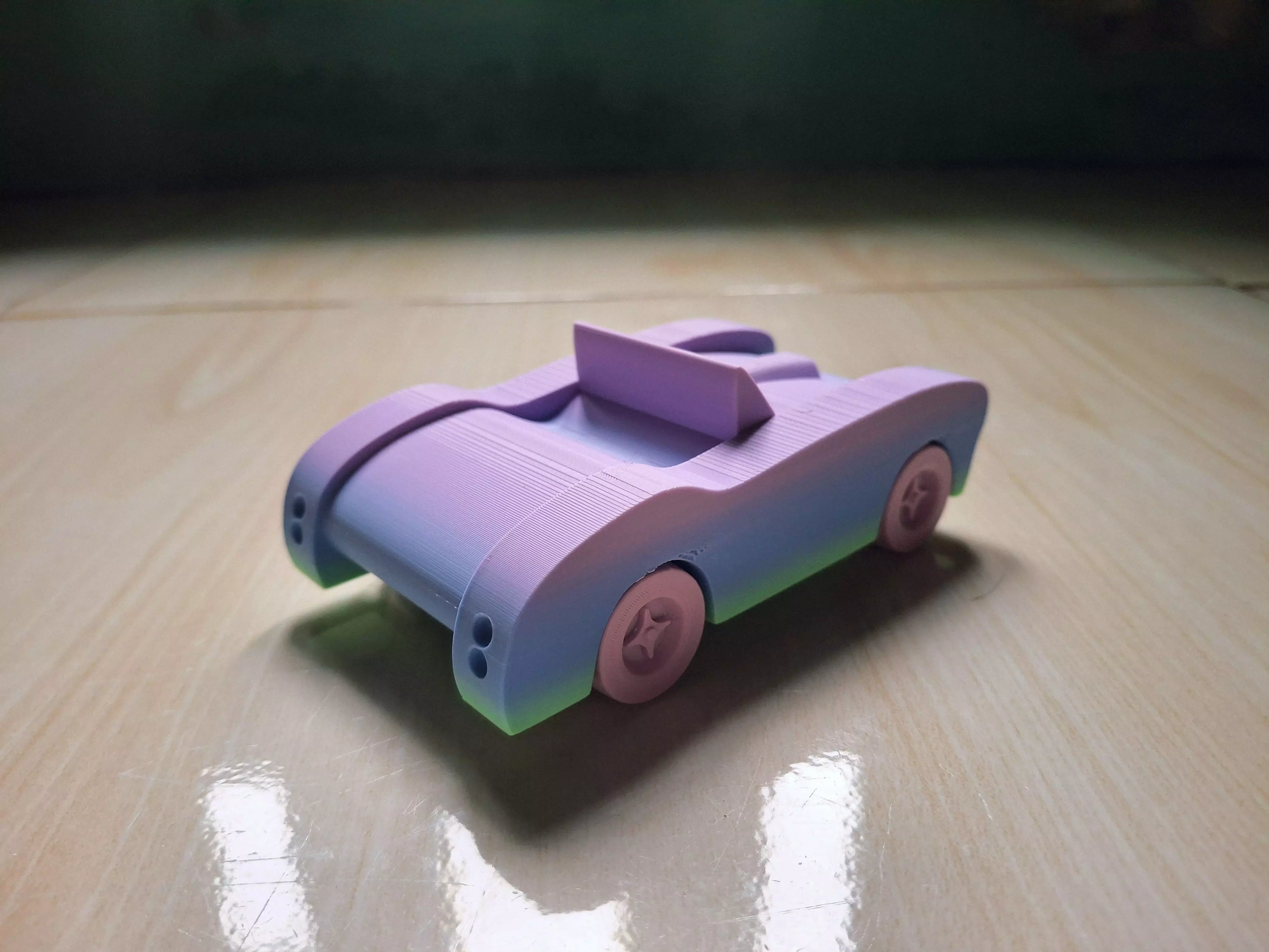 Old Vintage Car 3D Print Model 3D print model_4