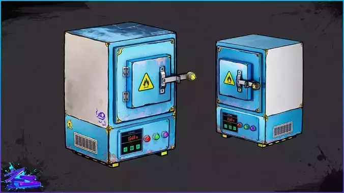 Stylized Lab Furnace