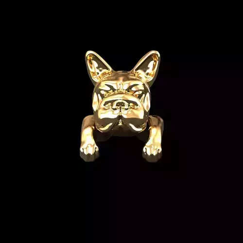 Bulldog Head 3D Model