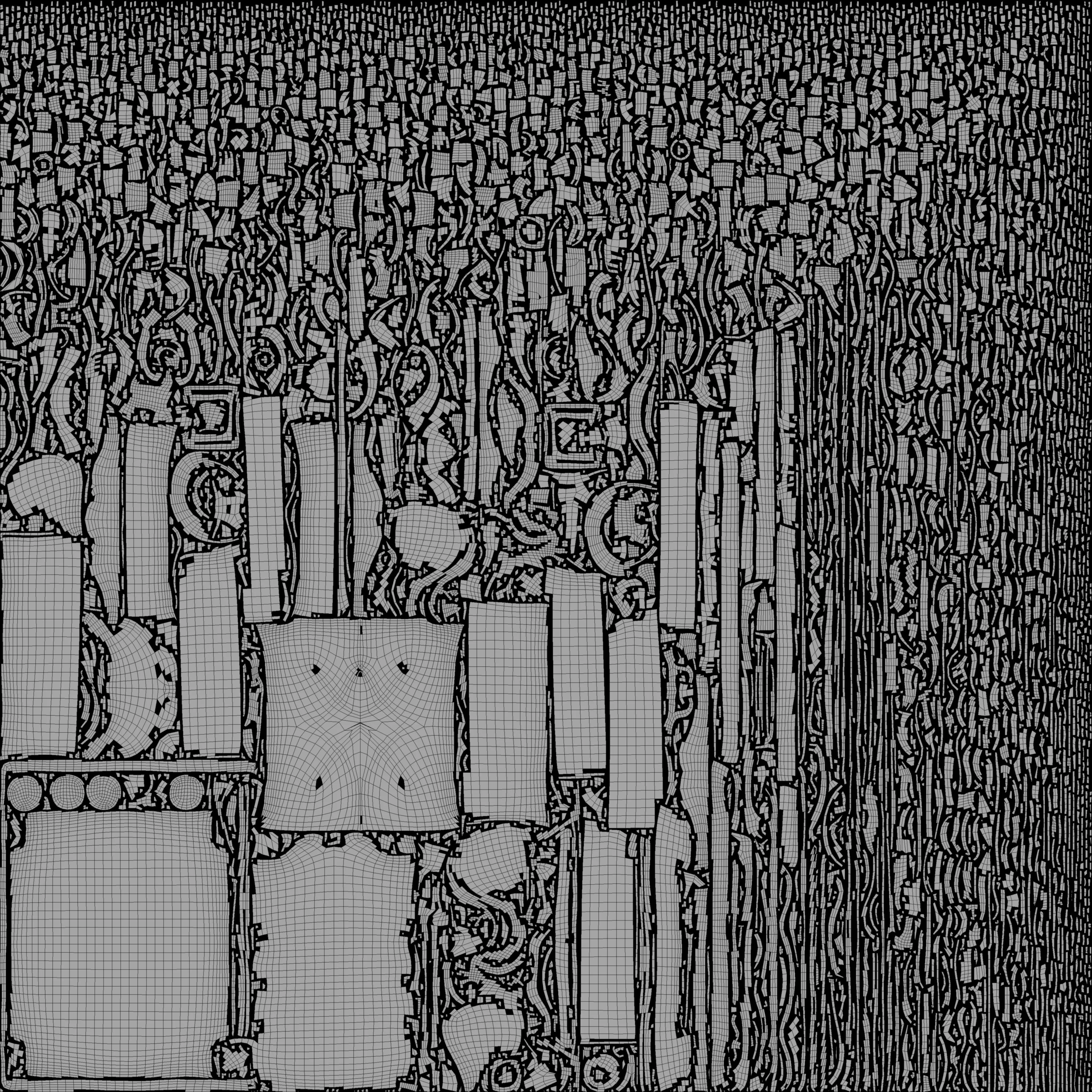 Fantasy Throne 2 game ready 3d model Low-poly 3D model_15