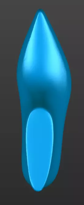 womens shoe last 3D print model_3