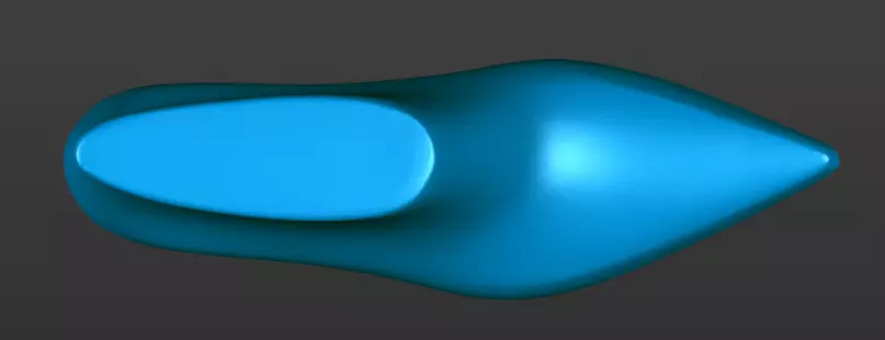 womens shoe last 3D print model_0