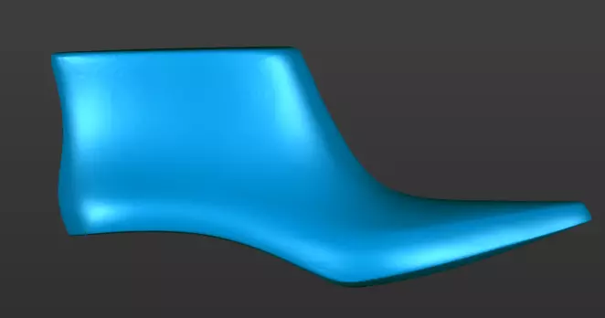 womens shoe last 3D print model_1