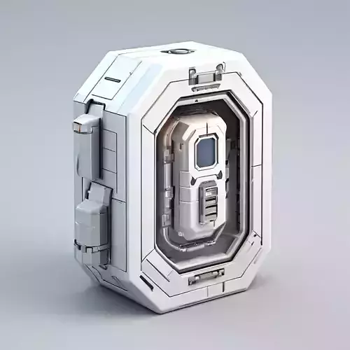 SciFi Power Core Game Asset