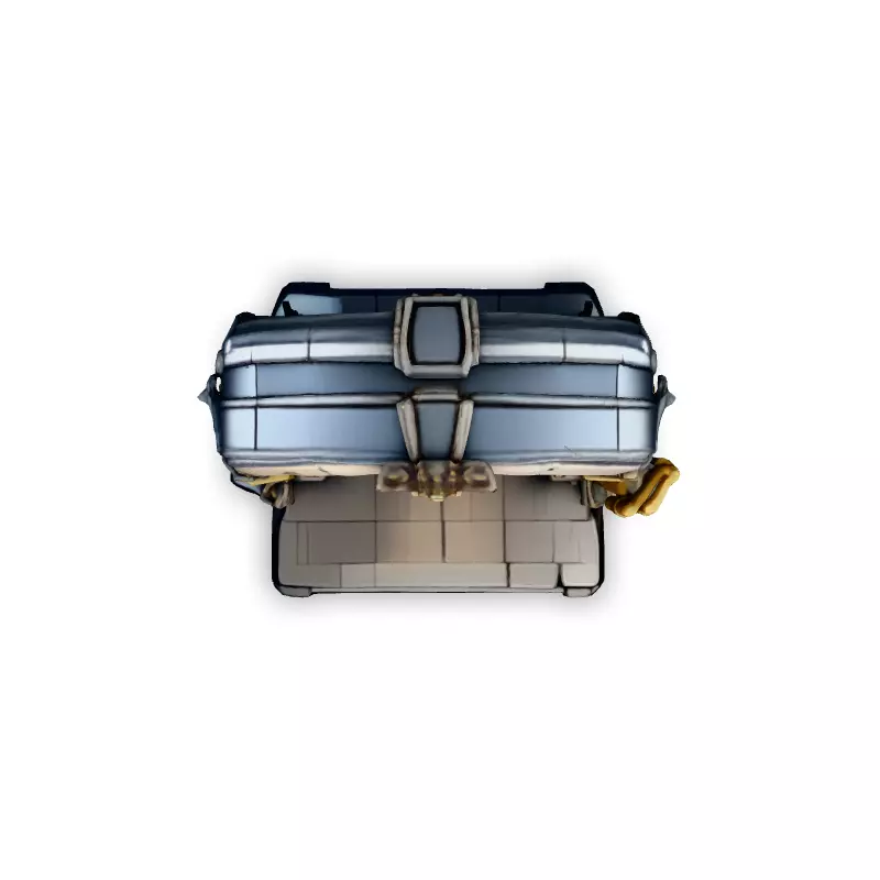 Ornate Steampunk Vault Door Low-poly 3D model_7