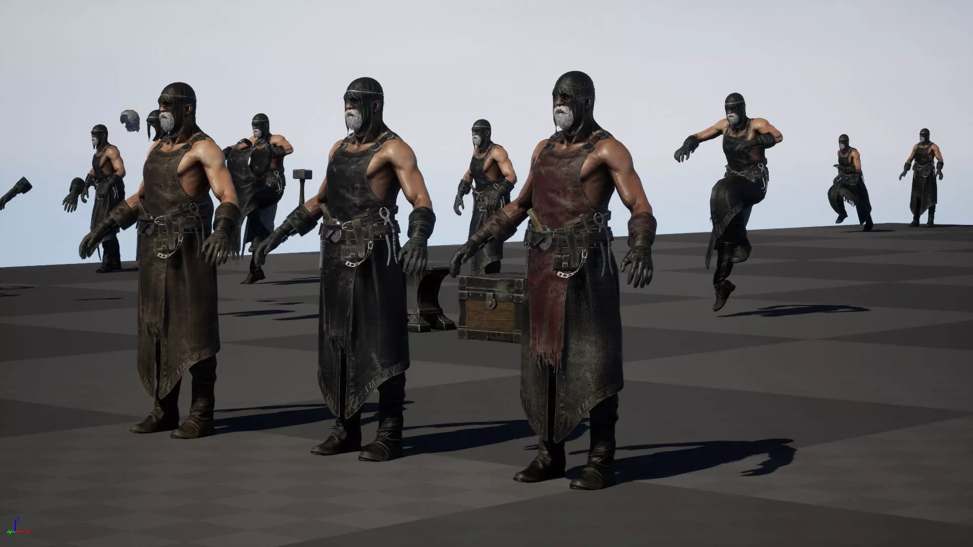 BlackSmith Low-poly 3D model_34