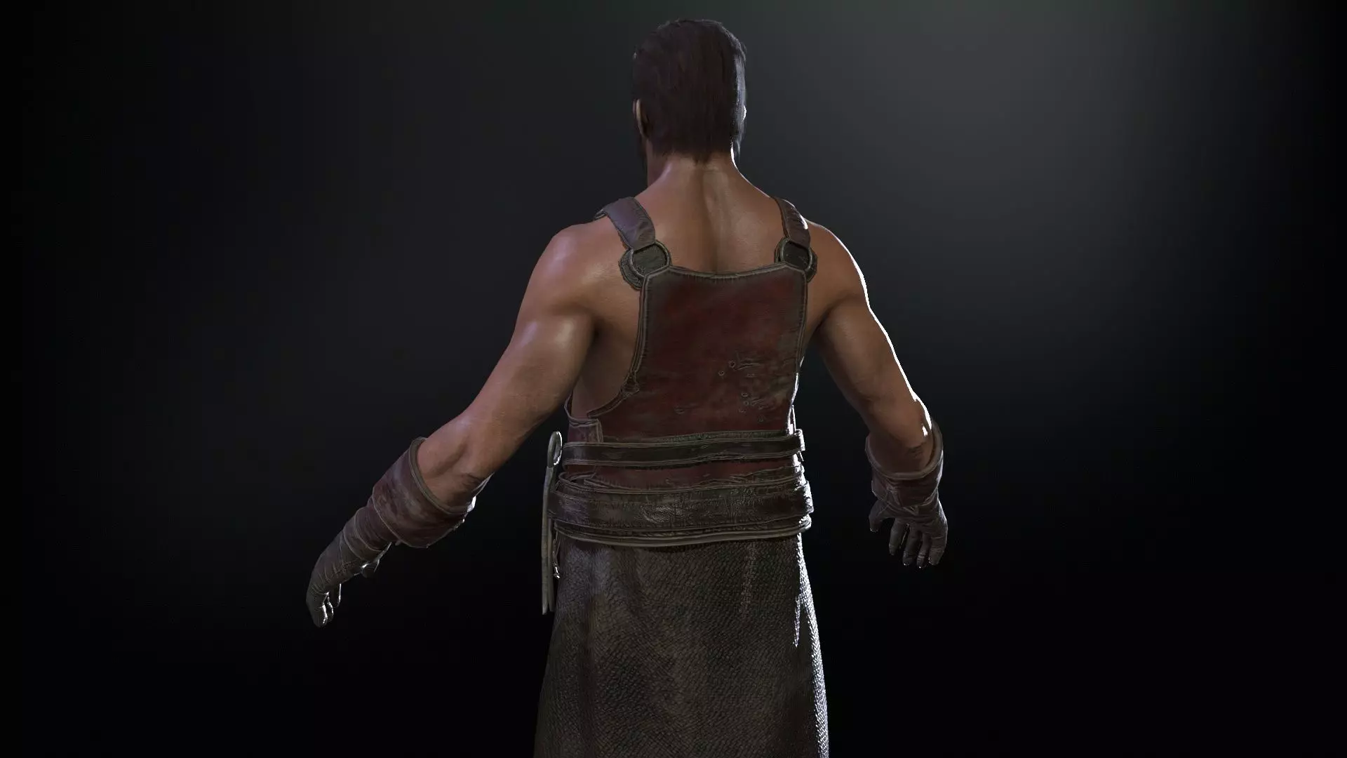 BlackSmith Low-poly 3D model_23