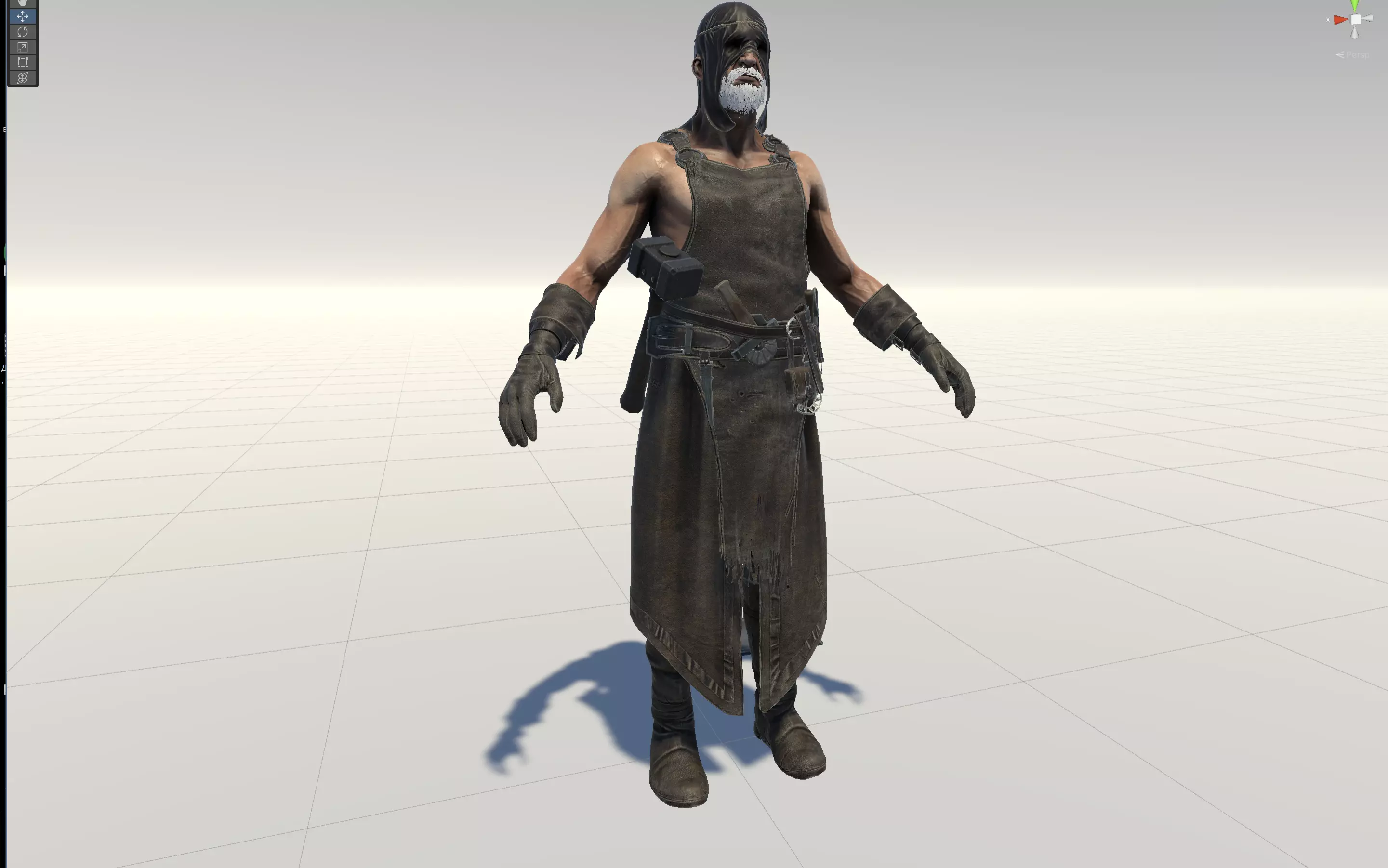 BlackSmith Low-poly 3D model_35