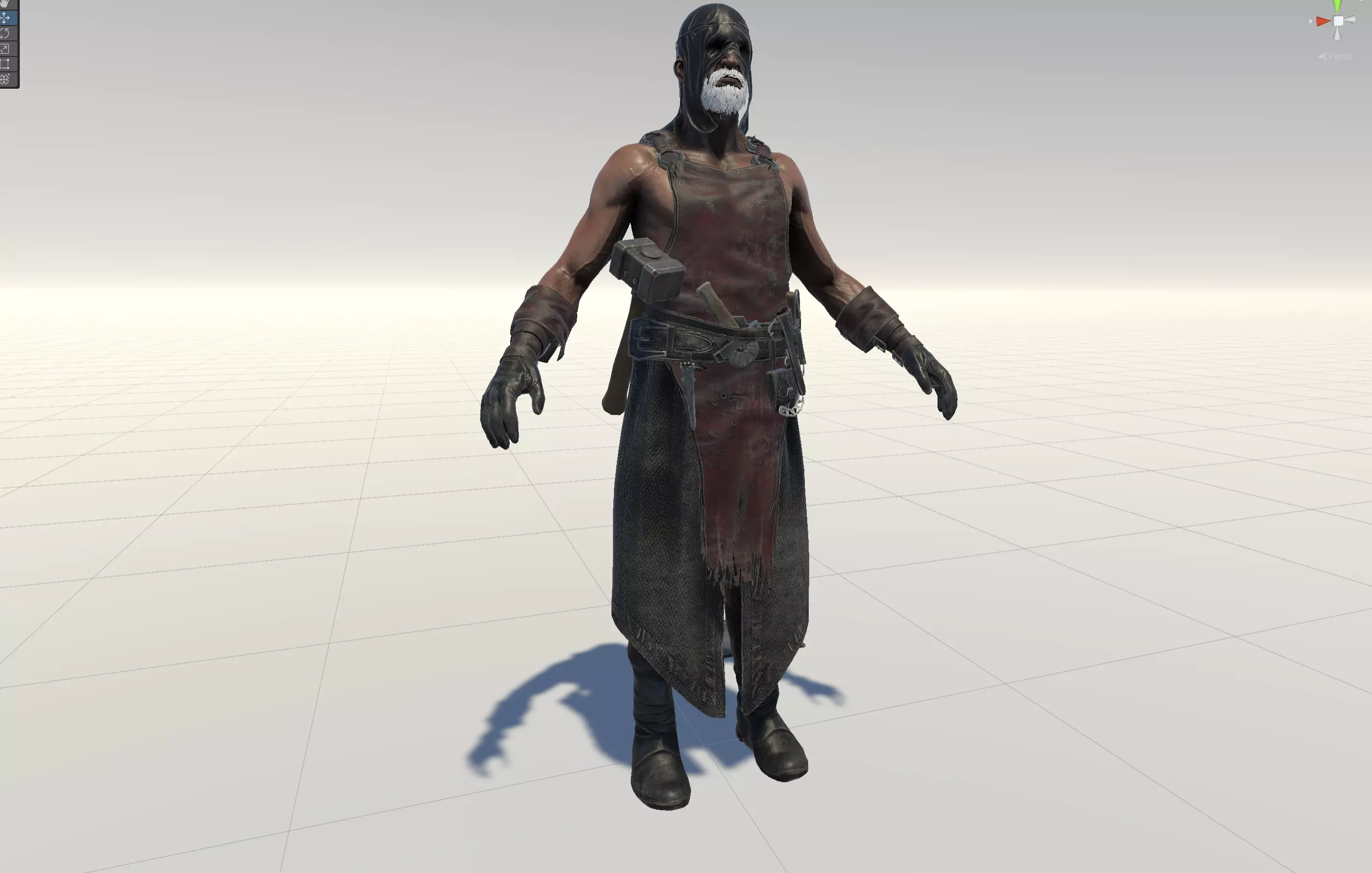 BlackSmith Low-poly 3D model_37