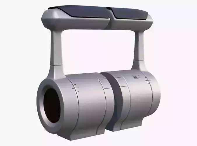 Control Lever Two Engines M1 3D model