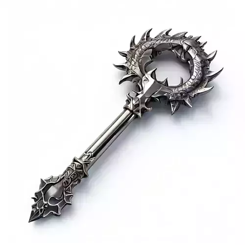 Fantasy Dragon Key LowPoly Game Asset Low-poly 3D model