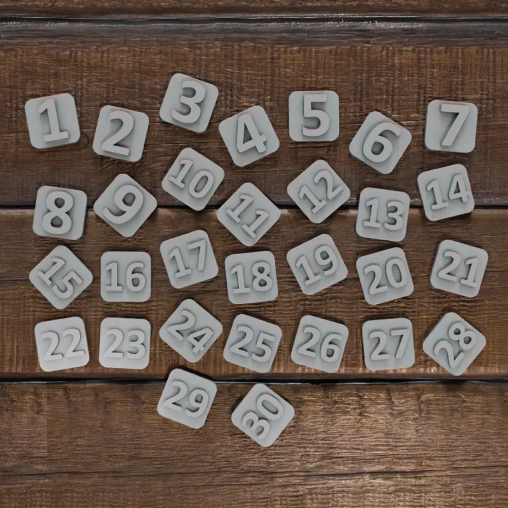 1-30 Numbers for Kids Free 3D print model