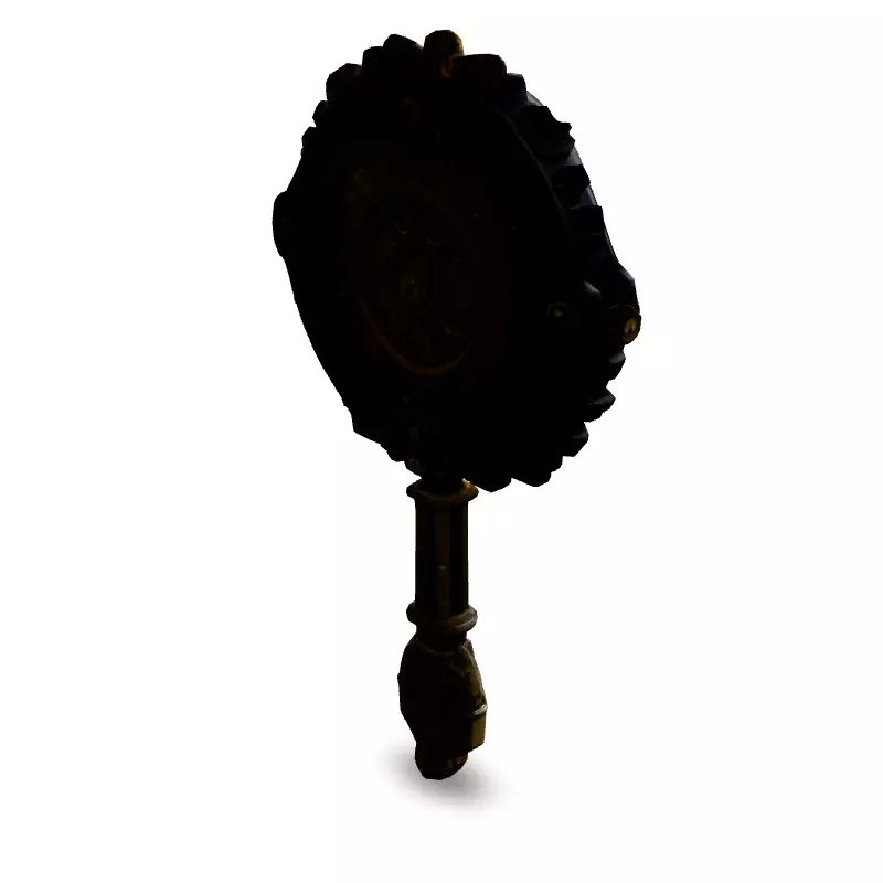 Steampunk Gear Key 3D Model Low-poly 3D model_5