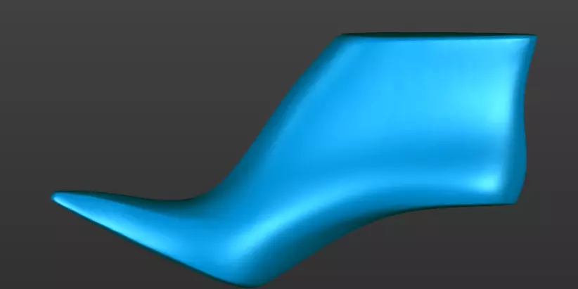 womens shoe last 3D print model_4