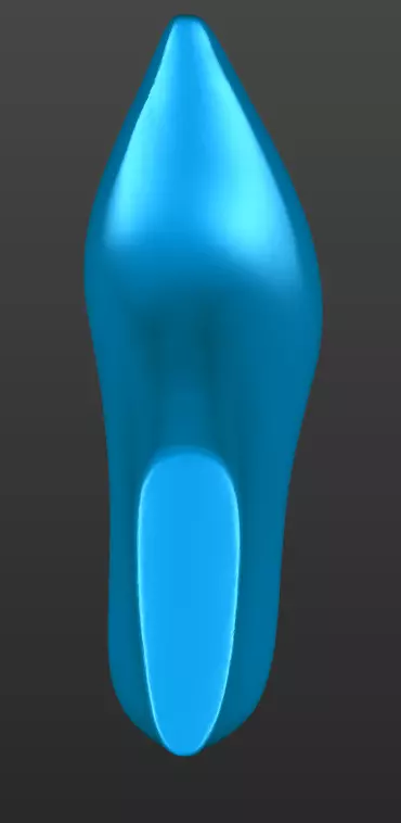 womens shoe last 3D print model_2