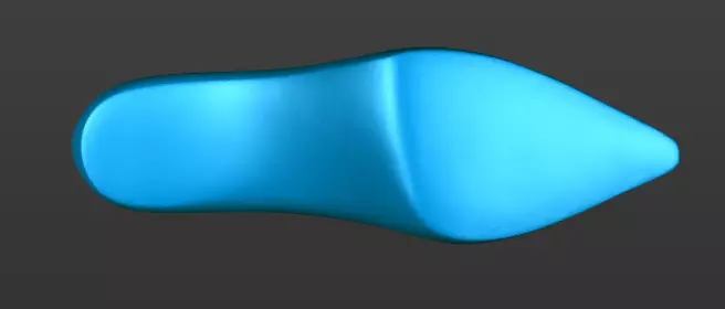 womens shoe last 3D print model_1
