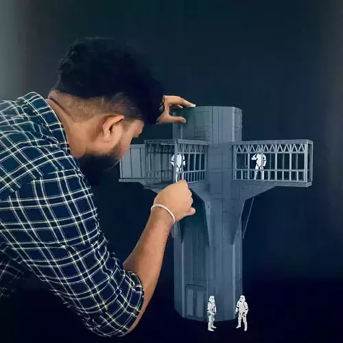 Custom Endor Landing Platform Diorama