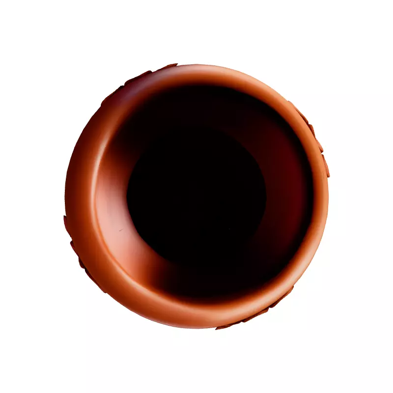 Ornate Carved Terracotta Vase Low-poly 3D model_7