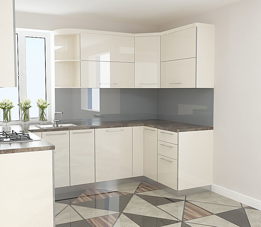 Bianco Kitchen 3D model_1