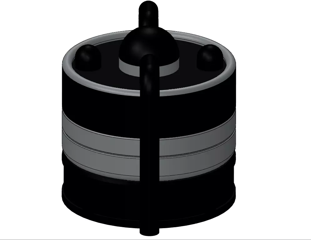 Oil Tank - Viseroy Nute Gunray Ship - Invasion of Planet Naboo 3D print model_4