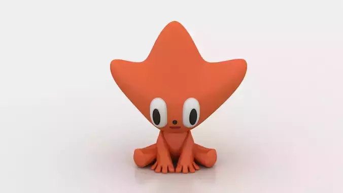 star head creature  3D printable model 