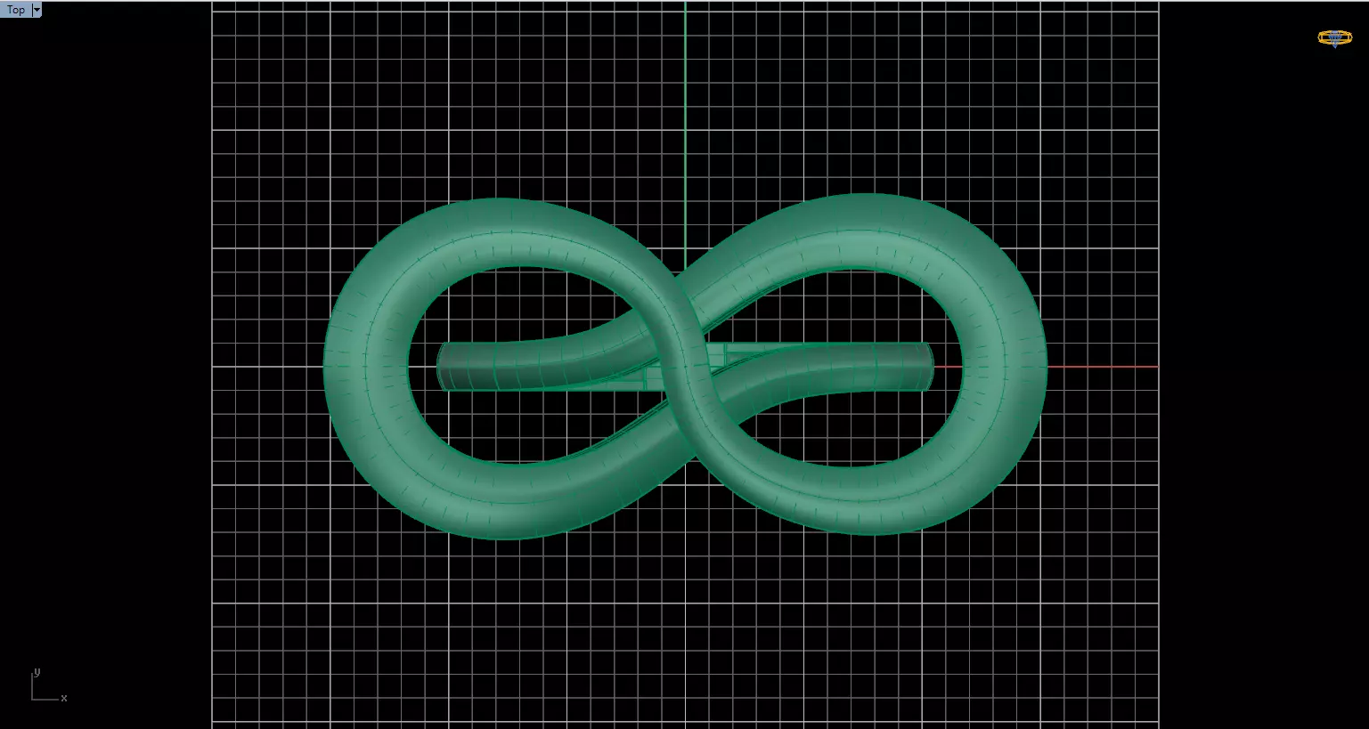 Minimal Abstract Rings 01 3D print model_3