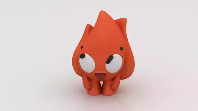 vinyl toy concept 3D printable model  