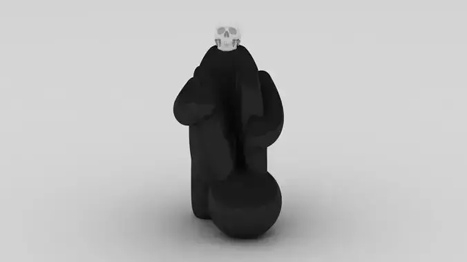 abstract death toy 3D printable model 