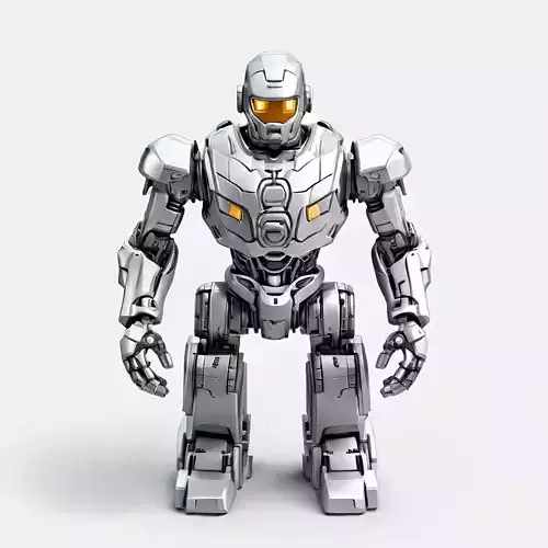 SciFi Mech Robot Game Asset Low-poly 3D model