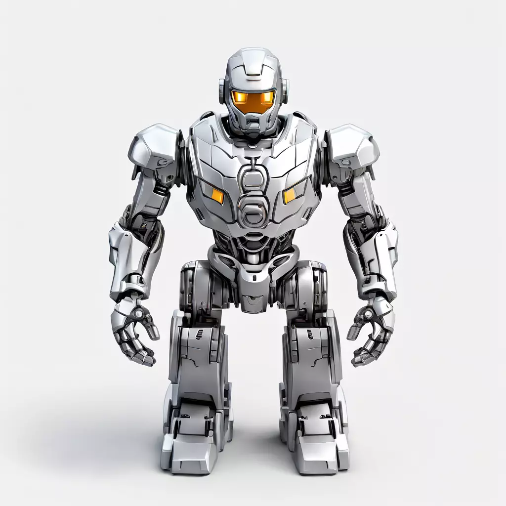 SciFi Mech Robot Game Asset Low-poly 3D model_0