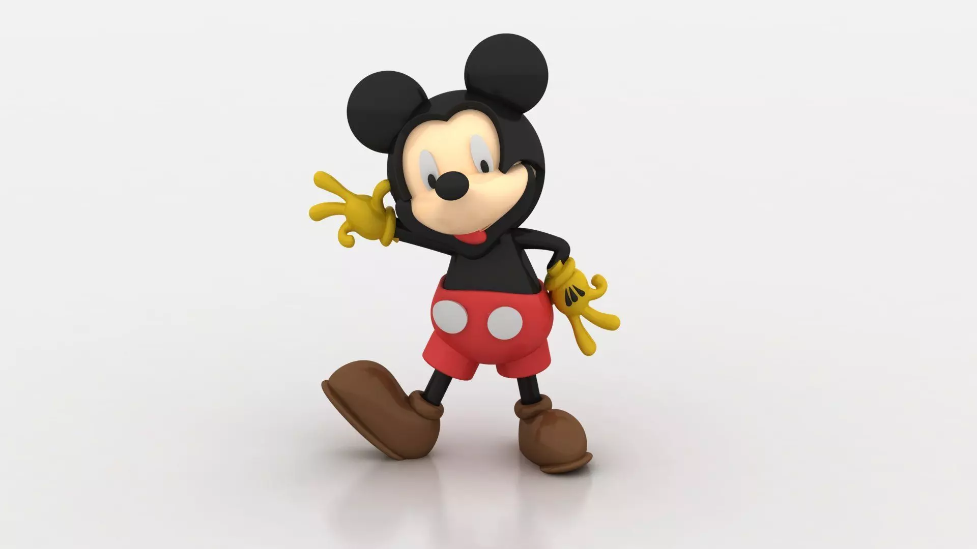 Mickey Mouse toy 3D printable model 3D print model