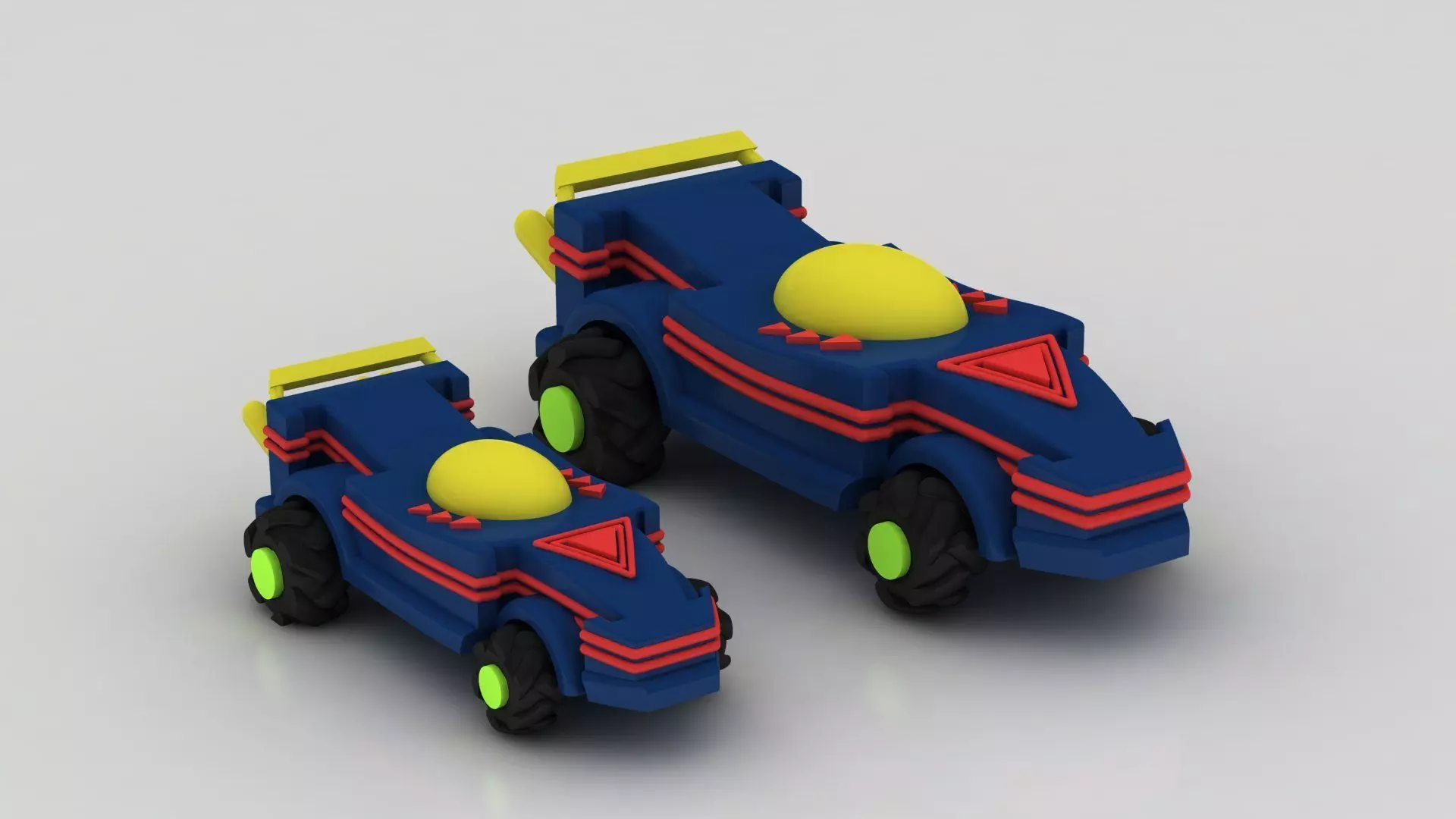 futuristic race car 3D printable model 3D print model_2