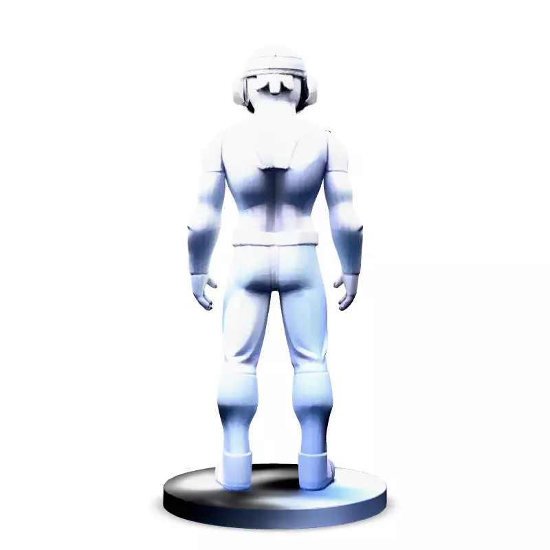 VR Ready SciFi Male Character Low-poly 3D model_6